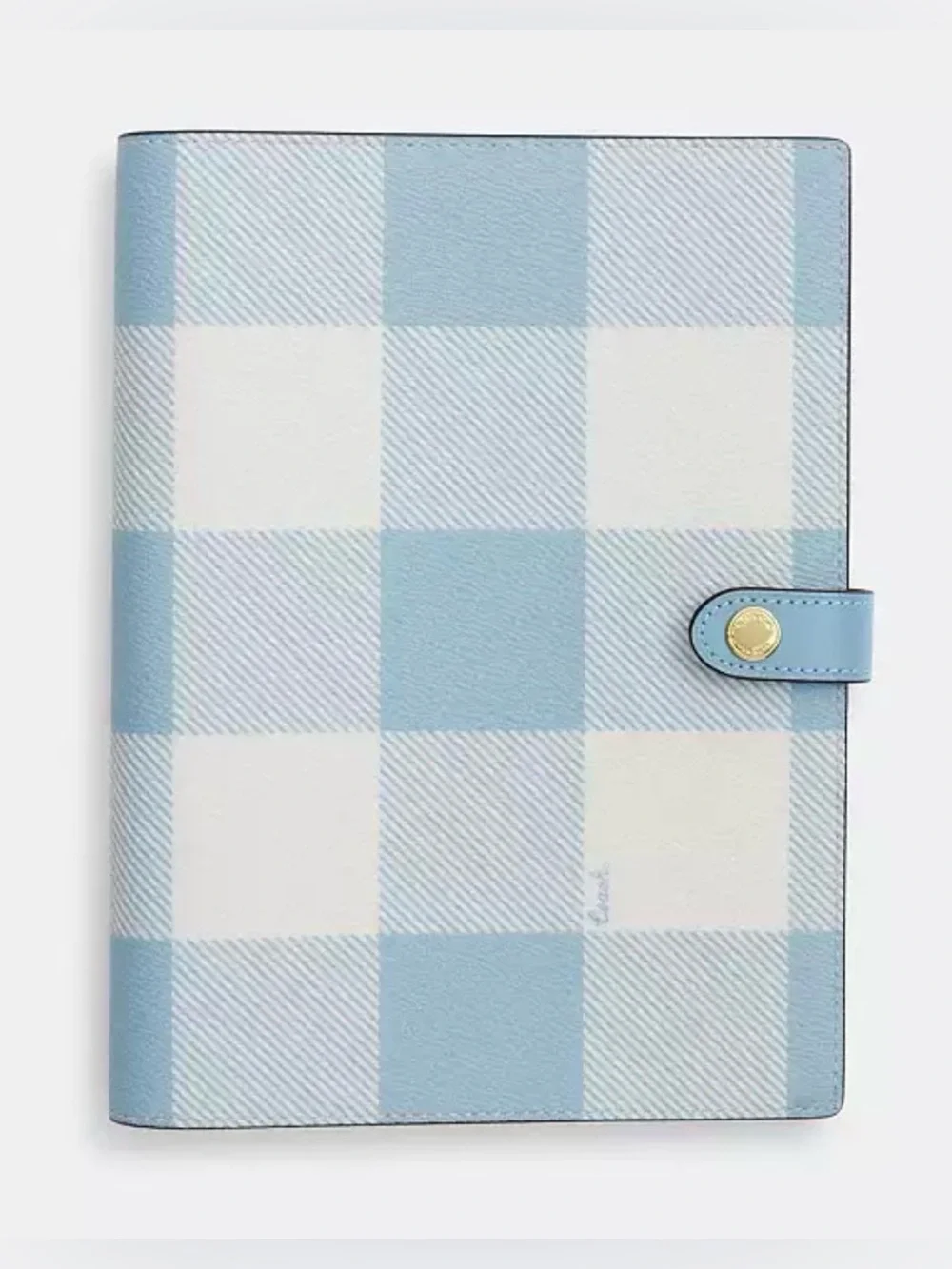🩶COACH NOTEBOOK WITH GINGHAM PRINT - 2026 - NWT🩶